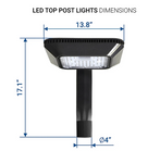 100W LED Post Top Light