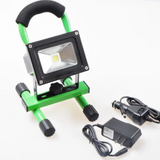10W Wireless Rechargeable LED Outdoor Flood Light - Yellow