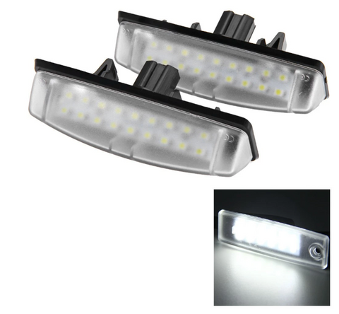 12V Number License Plate Light / Bulb With 24 LEDs White Light For Toyota Camry Echo Lexus