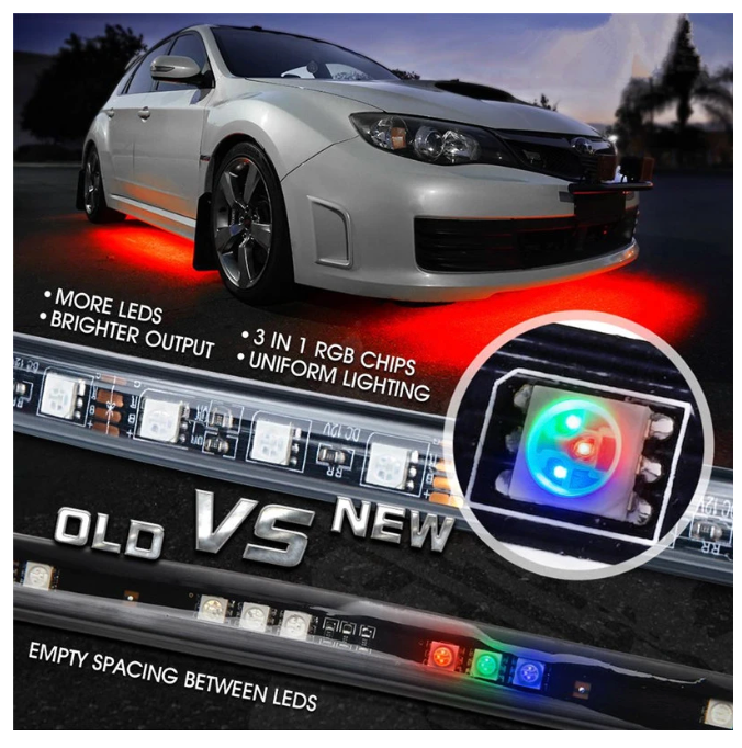 8 Color RGB LED Underbody Glow Kit – Limbotics Motorsports Group