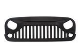 ABS Front Grill Matte Black Grille Hood Fit Jeep Wrangler JK 07-18