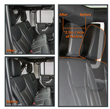 Aluminum Rear Seat Recline Kit With Bolts And Washers For Jeep Wrangler JK (4-Door)