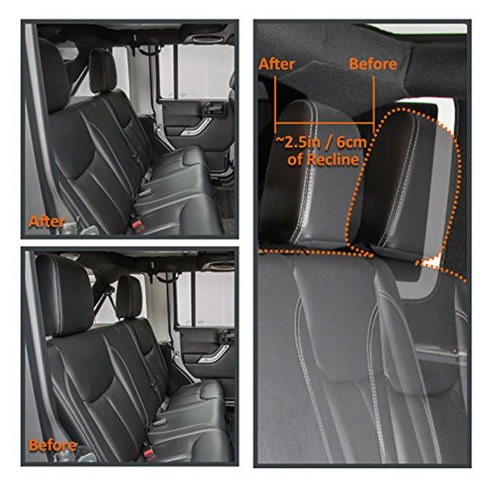 Jeep jk back seat recline top