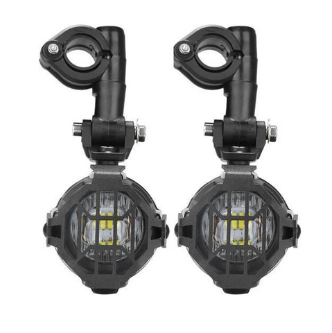 Auxiliary Passing Lights Fog Lamps + Guard Protectors