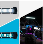 Aquatic Series 32" Single Row 150W LED Slim Light Bar With Blue Backlight