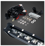 Aquatic Series 32" Single Row 150W LED Slim Light Bar With Blue Backlight