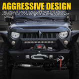 Beast Grille With Steel Mesh For 2007-2018 Jeep Wrangler JK