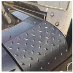 Black Diamond Plate Trim Cover For Jeep Wrangler 07-16