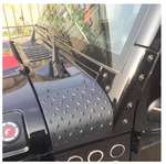 Black Diamond Plate Trim Cover For Jeep Wrangler 07-16