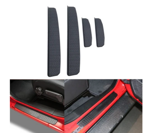 Black Entry Sill Guards For Jeep Wrangler JL JLU