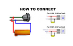 LED Load Resistor For LED Tail Light Bulbs And Turn Signals Warning & Blink Error Code