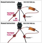 LED Load Resistor For LED Tail Light Bulbs And Turn Signals Warning & Blink Error Code