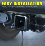 2 Inch Rear Receiver Tow Hitch For 2018-2020 Jeep Wrangler JL JLU