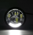 2 x 4.65" 80W LED Headlight For Dyna Glide Fat Bob/Street