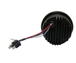2 x 4.65" 80W LED Headlight For Dyna Glide Fat Bob/Street