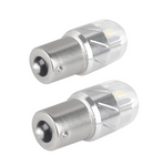 3030 6SMD 18W Car LED Turn Signal Light BA15S 1156 White Bulbs