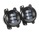 30W 4" Inch CREE LED Fog Light Yellow DRL For Jeep Wrangler 2007-2018
