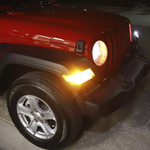 36 SMD White/Amber Switchback & Sequential Dynamic Flash LED Turn Signal Light Kit For 2018+ Jeep Wrangler JL Sport