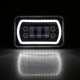 4 X 6” Inch Halo LED Headlights