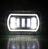 4 X 6” Inch Halo LED Headlights