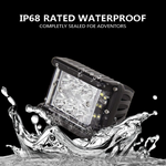 4" 60W Spot Flood Combo Dual LED Work Light For Jeeps, Offroad SUVs