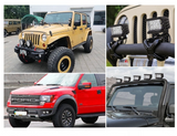 4" 60W Spot Flood Combo Dual LED Work Light For Jeeps, Offroad SUVs