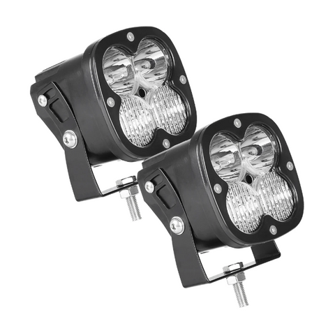 40W LED Work Lights Mix Combo Beam Fog Lamps For Jeep 4x4 SUV