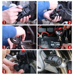 40W Motorcycle LED Auxiliary Lamp Fog Driving Lights
