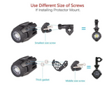 40W Motorcycle LED Auxiliary Lamp Fog Driving Lights