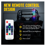 5ft/6ft Spiral RGB LED Whip Light With Remote Control