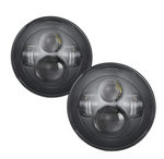 7" 40W LED H4 Headlight Smoke Tail Signal Reverse Light