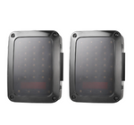 7" 40W LED H4 Headlight Smoke Tail Signal Reverse Light