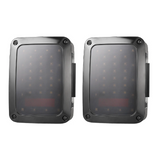 7" 40W LED H4 Headlight Smoke Tail Signal Reverse Light