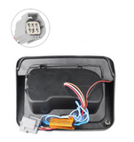 7" 40W LED H4 Headlight Smoke Tail Signal Reverse Light