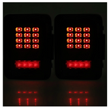 7" 40W LED H4 Headlight Smoke Tail Signal Reverse Light