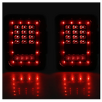 7" 40W LED H4 Headlight Smoke Tail Signal Reverse Light