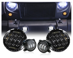7" 75W Headlights With 4" 30W Fog Lights