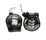 7" 80W Headlight Halo DRL With 4" 30W Fog Light