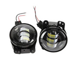 7" 80W Headlight Halo DRL With 4" 30W Fog Light