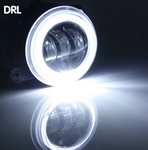 7" 80W Headlights, 4" Halo Fog Lights, Front & Fender Turn Signals