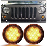 7" 80W Headlights, 4" Halo Fog Lights, Front & Fender Turn Signals