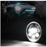 7" Prism Series 85W LED Headlights With DRL For 1997-2020 Jeep Wrangler JK/TJ/LJ/JL & Gladiator JT