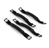 Black Jeep Windshield Pillar Rear Seat Grab Grip Handles