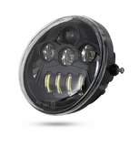 Black LED Headlight For VRSCA V-Rod 02-16