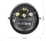 Black LED Headlight For VRSCA V-Rod 02-16