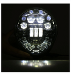 Black LED Headlight For V-Rod 02-16