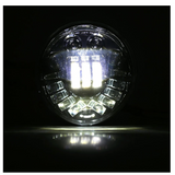 Black LED Headlight For V-Rod 02-16