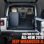 Black Premium Portable Sleeping Pad Cushion Fits 2018 Jeep Wrangler JL