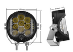 CREE 5 Inch 30W LED Driving Dual Side Light With Amber Back Light