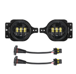 DOT Approved 4 Inch 30W LED Fog Lights For 2018-2020 Jeep Wrangler JL Sport/Sport S And Gladiator JT Sport/Sport S
